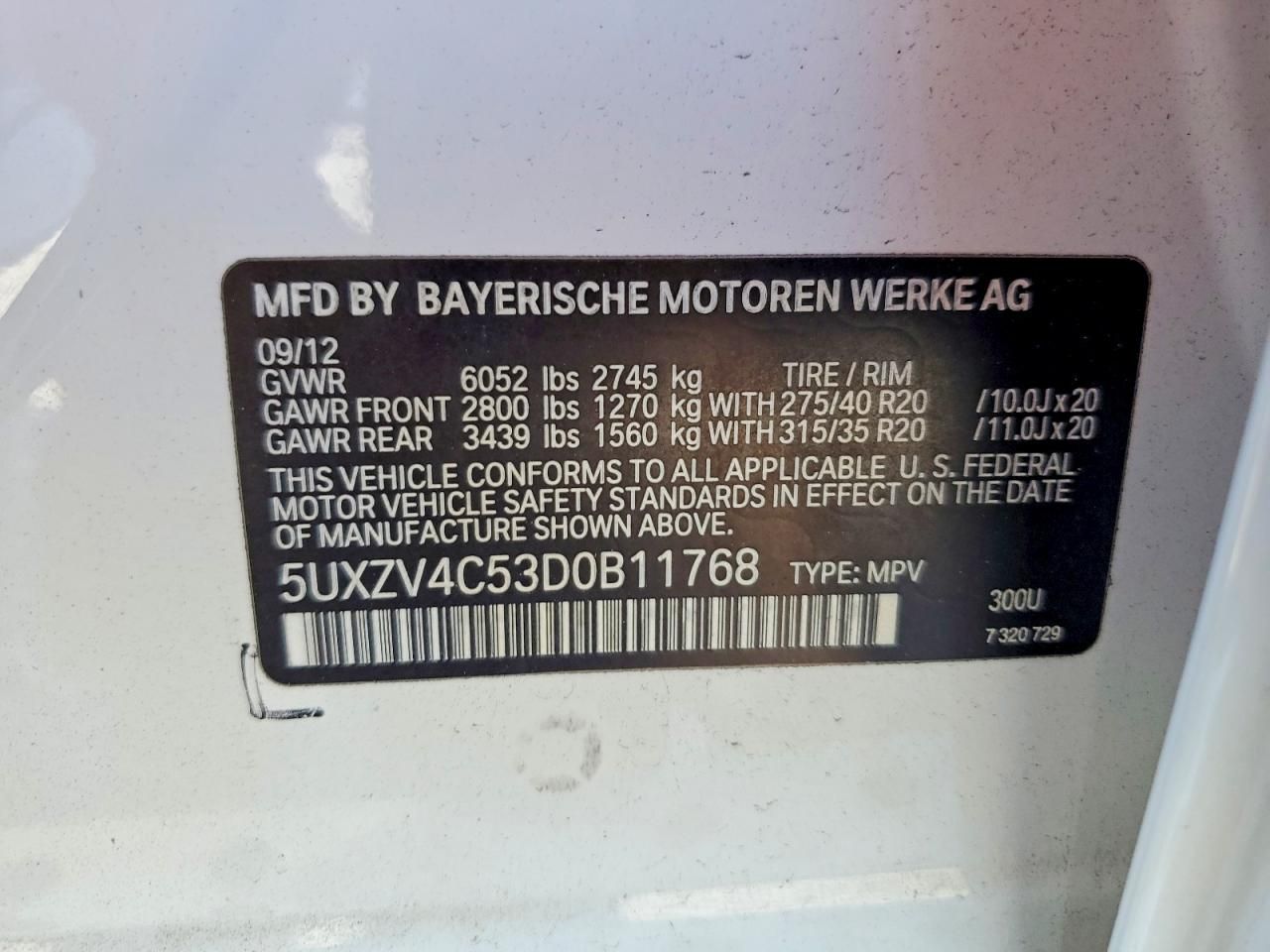 2013 BMW X5 Xdrive35i