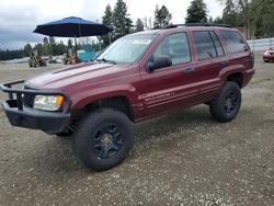 2002 Jeep Grand Cherokee Laredo en venta en Graham, WA