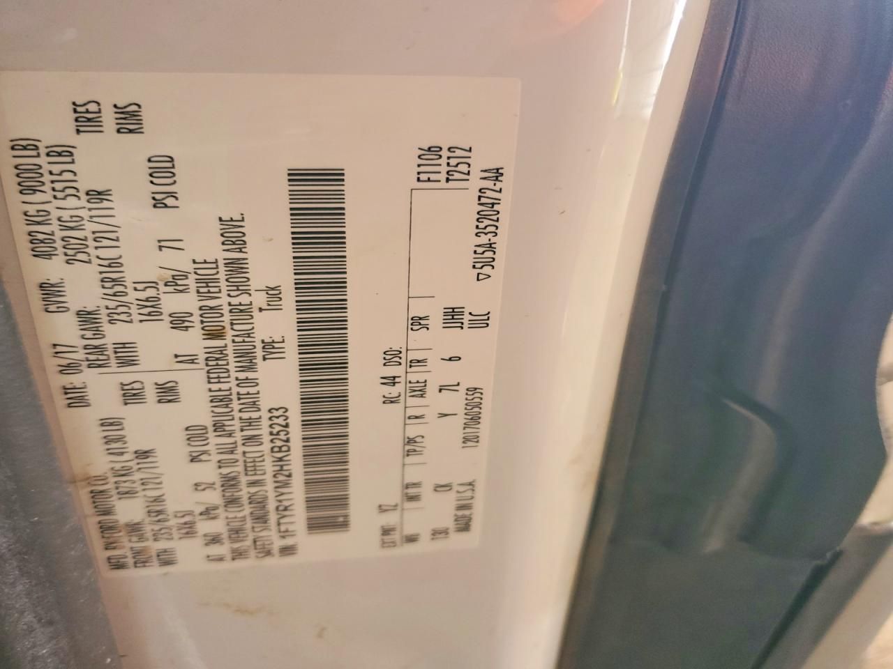 2017 Ford Transit T-250