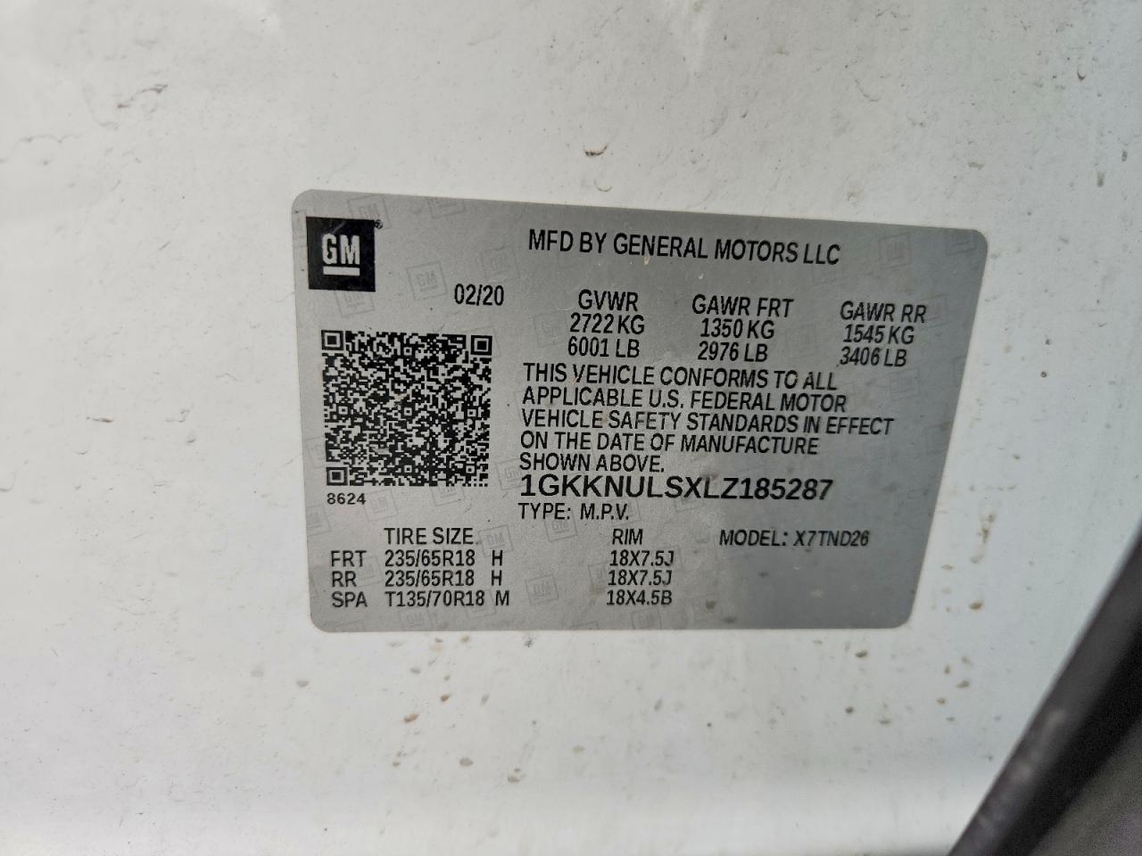 2020 GMC Acadia slt