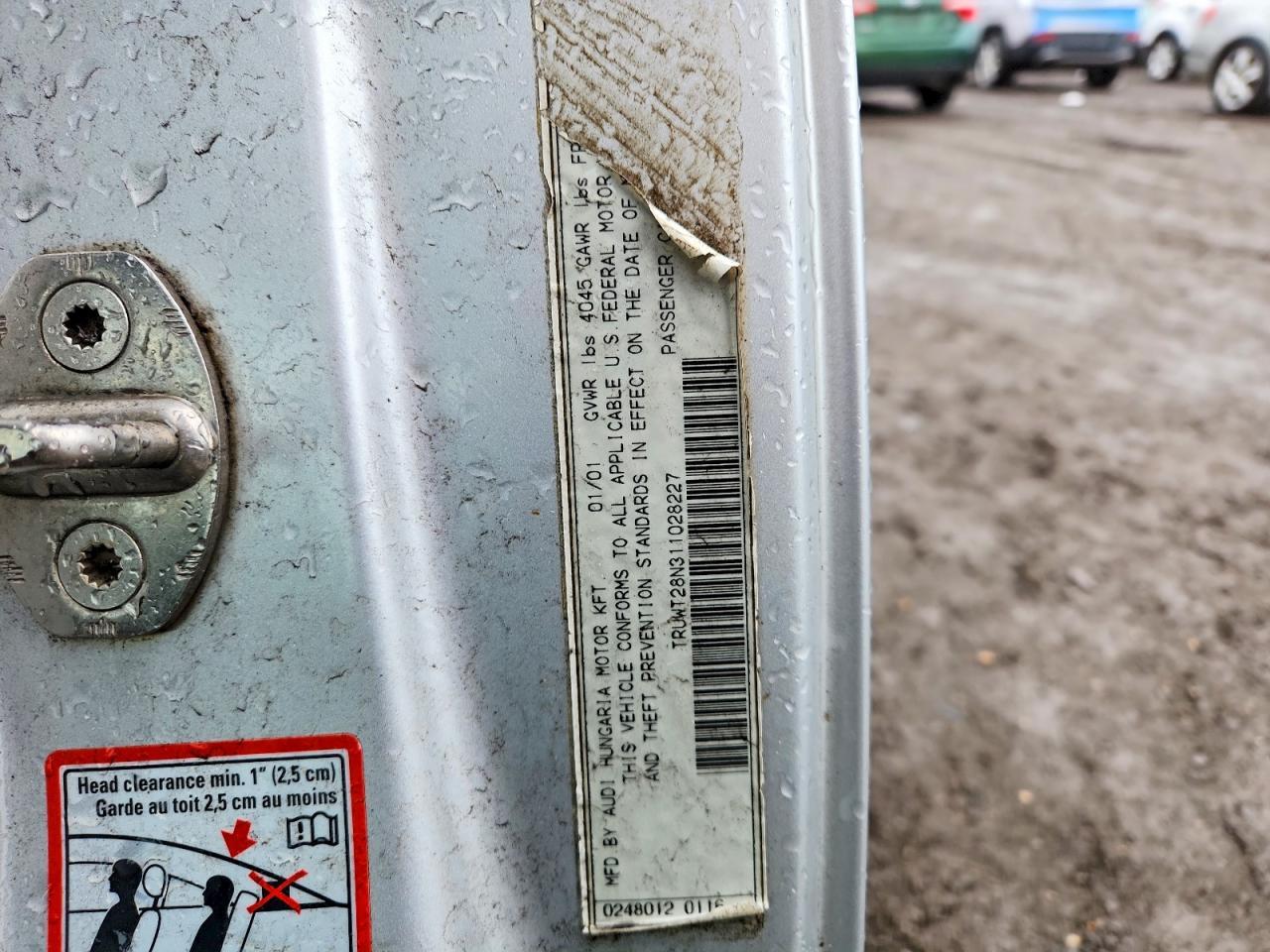 2001 Audi Tt Quattro