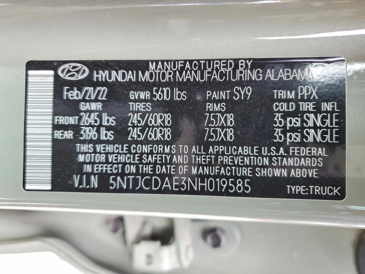 2022 Hyundai Santa Cruz SEL