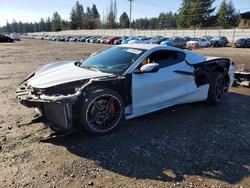 Chevrolet salvage cars for sale: 2022 Chevrolet Corvette Stingray 2LT