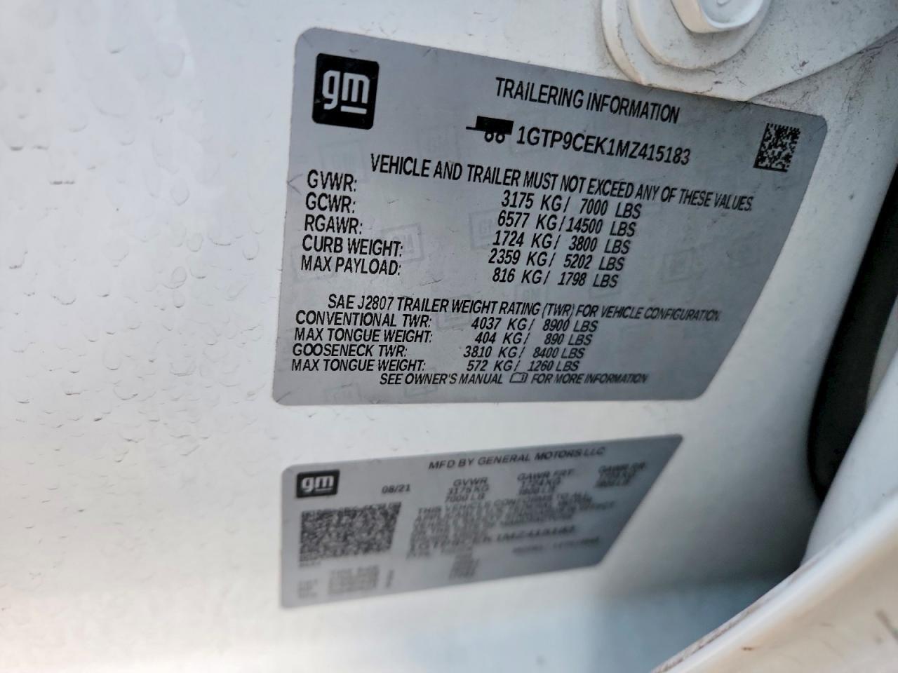 2021 GMC Sierra K1500 Elevation