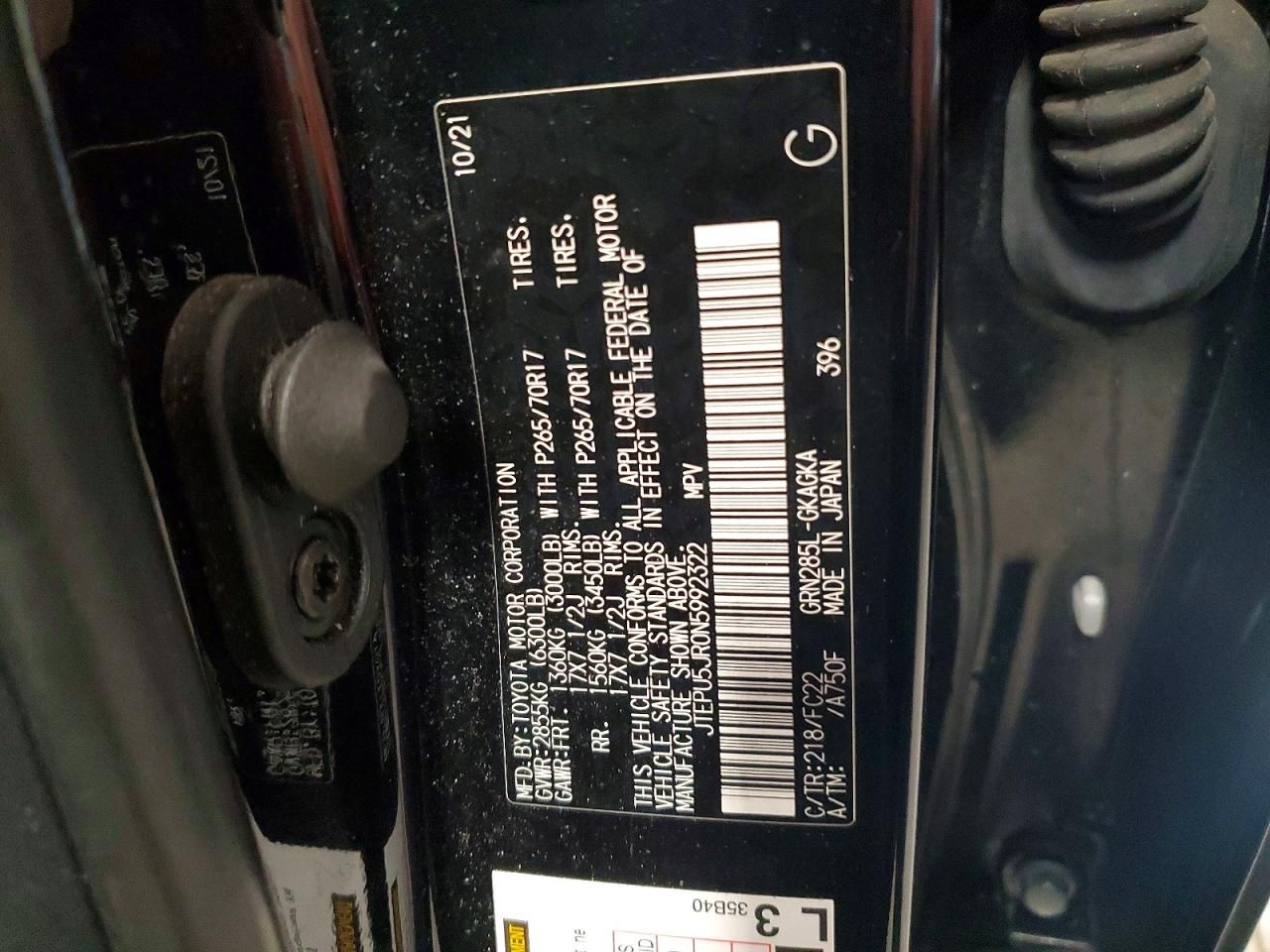 2022 Toyota 4runner Sr5/sr5 Premium