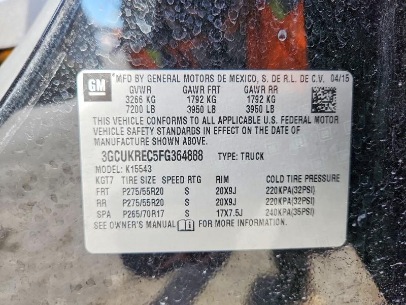 2015 Chevrolet Silverado K1500 lt