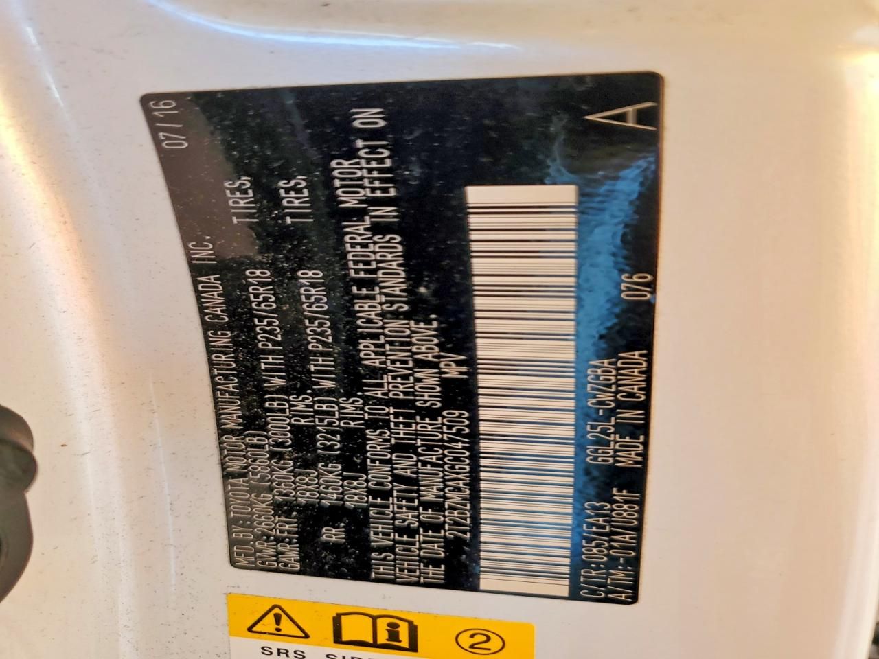 2016 Lexus Rx 350 Base