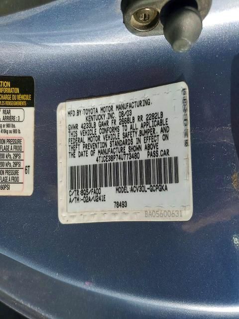 2004 Toyota Camry Solara se