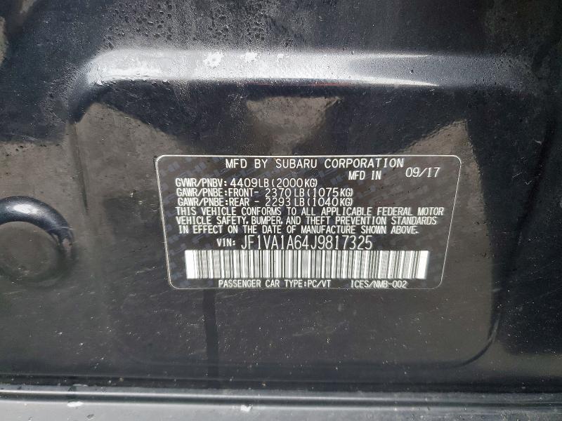 2018 Subaru WRX