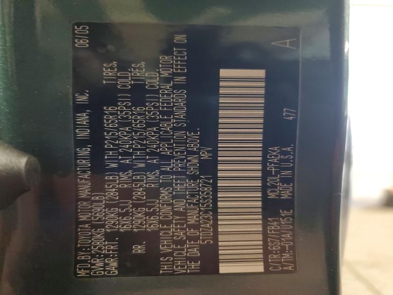 2005 Toyota Sienna ce