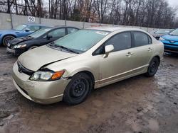 Honda Civic lx salvage cars for sale: 2008 Honda Civic lx
