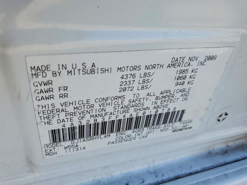 2010 Mitsubishi Galant es