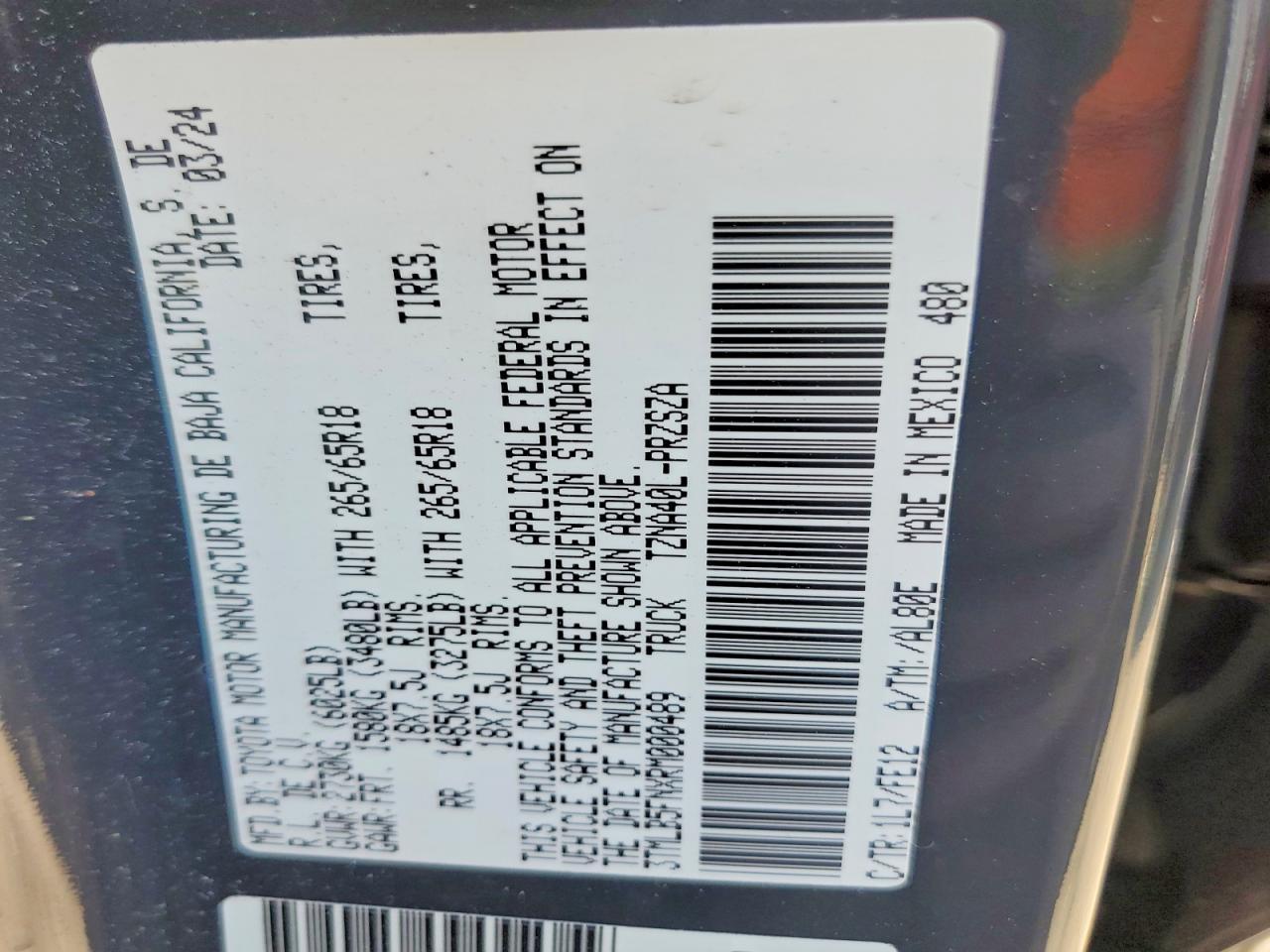 2024 Toyota Tacoma TRD Sport