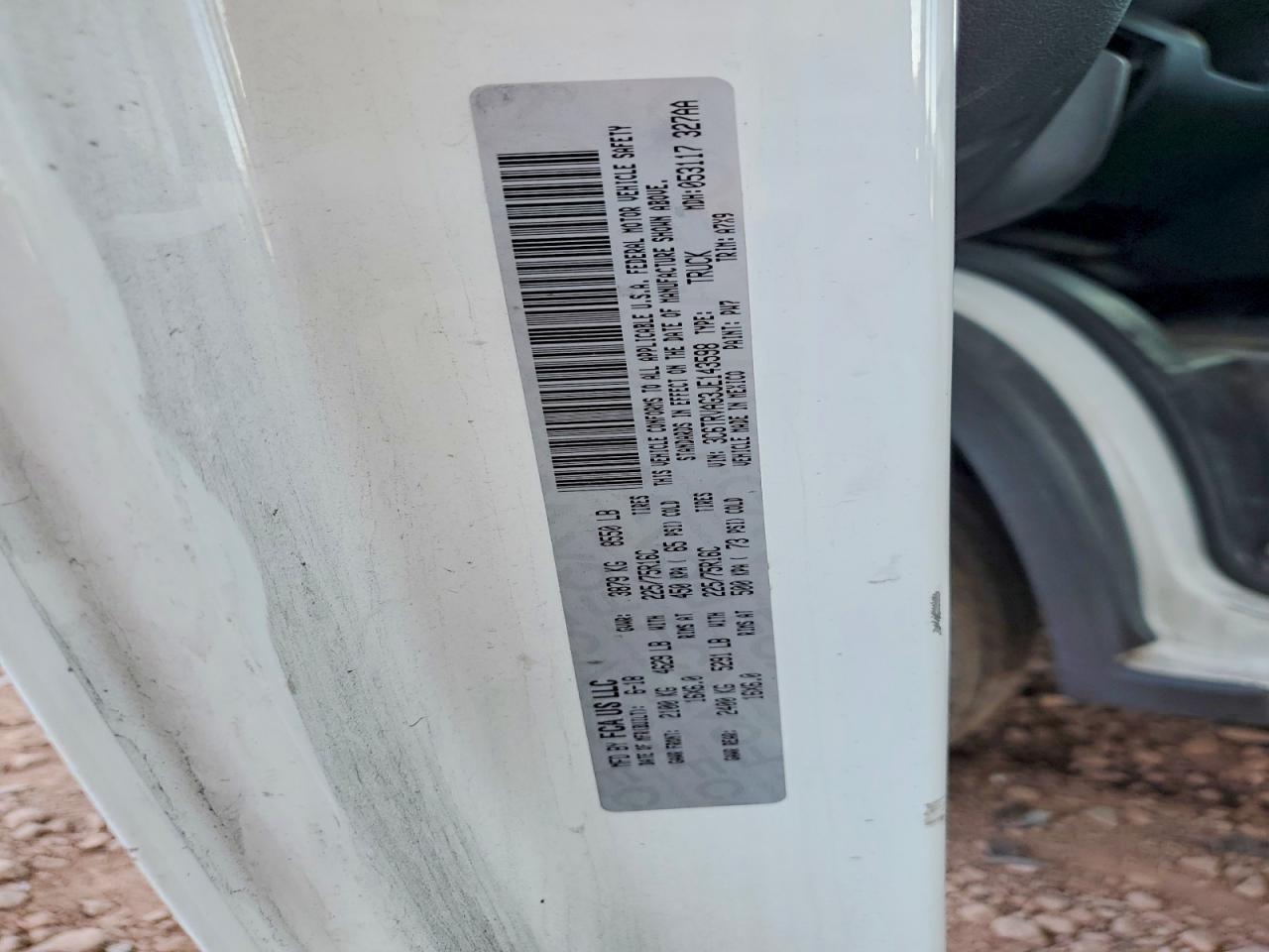 2018 Dodge RAM Promaster 1500 Delivery Van