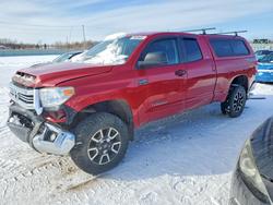 Salvage trucks for sale at Ottawa, ON auction: 2017 Toyota Tundra Double Cab SR