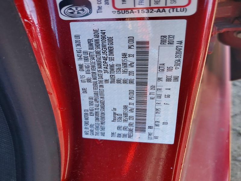 2016 Ford Fiesta se