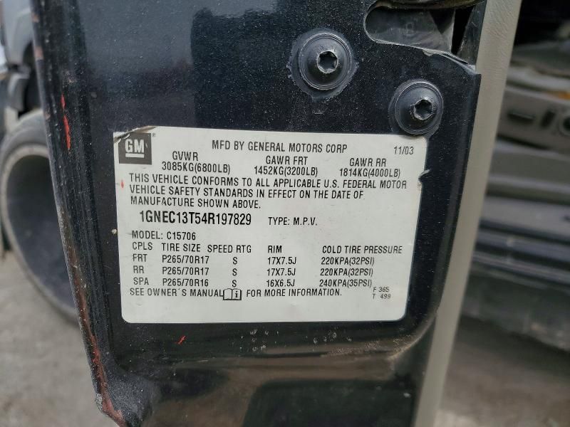 2004 Chevrolet Tahoe C1500