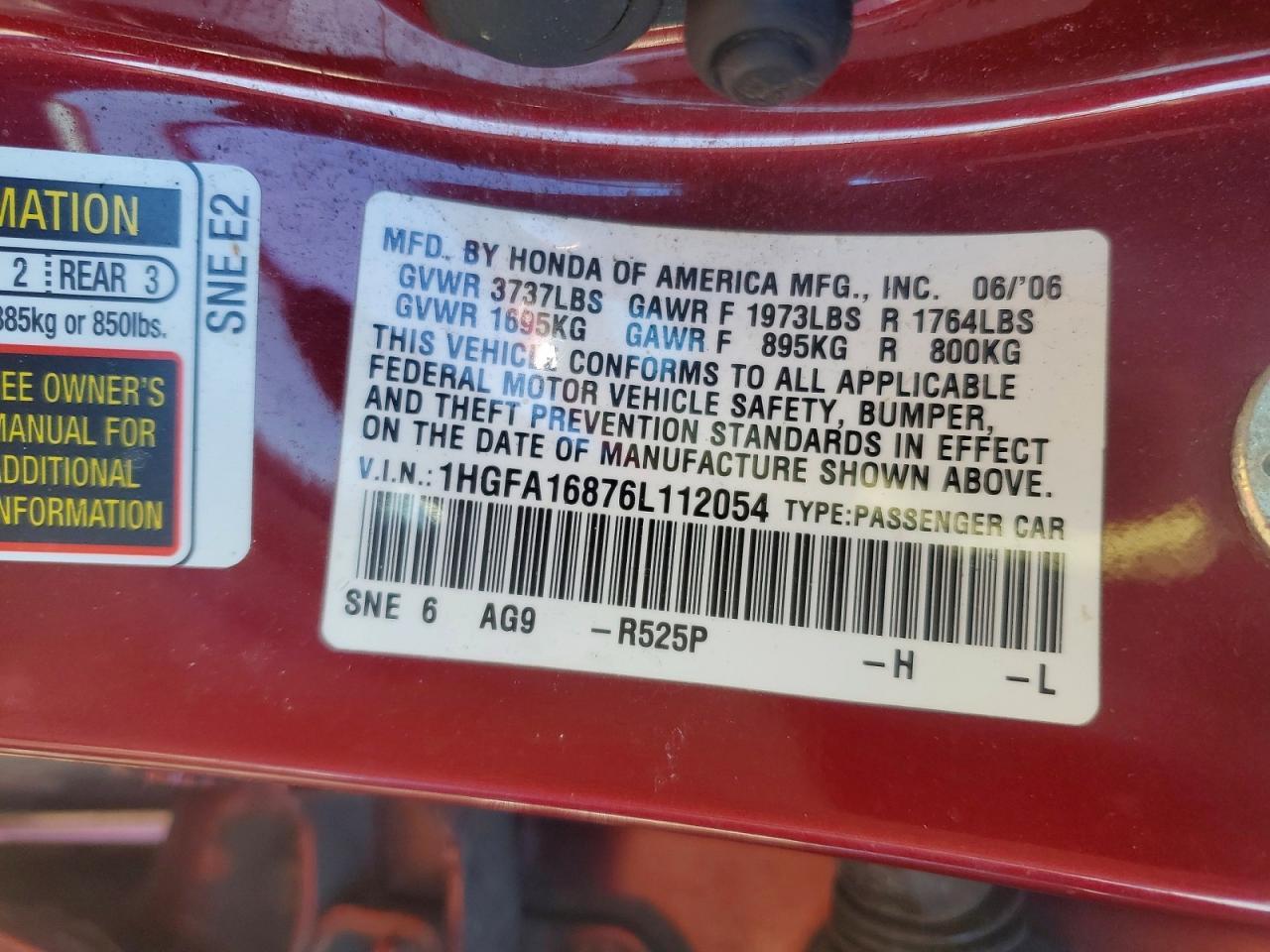 2006 Honda Civic ex