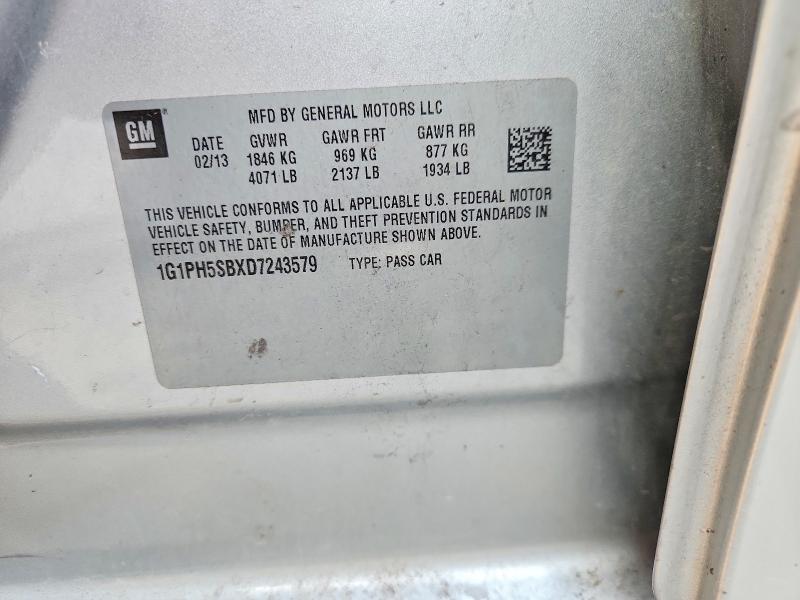 2013 Chevrolet Cruze eco