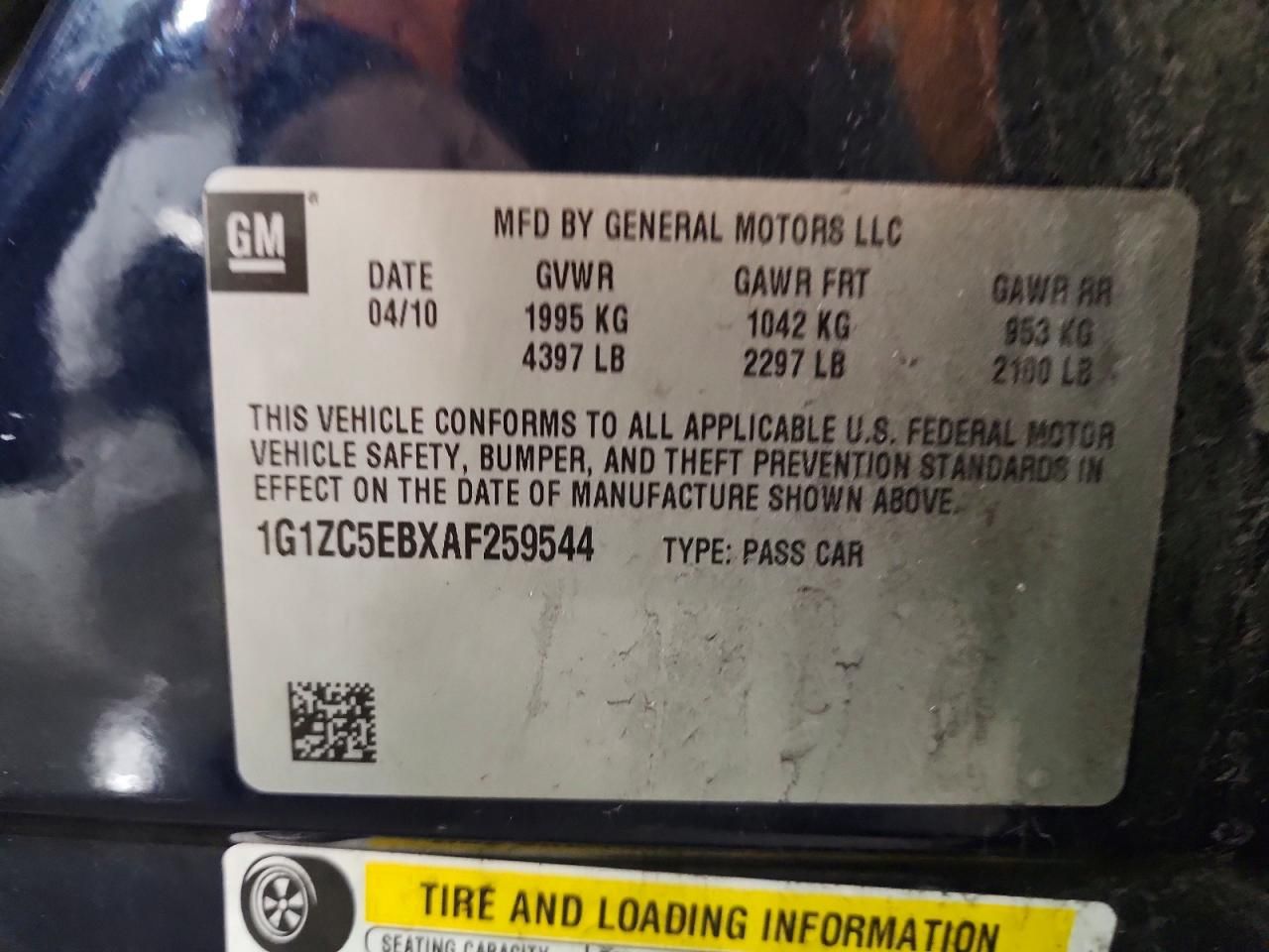 2010 Chevrolet Malibu 1LT