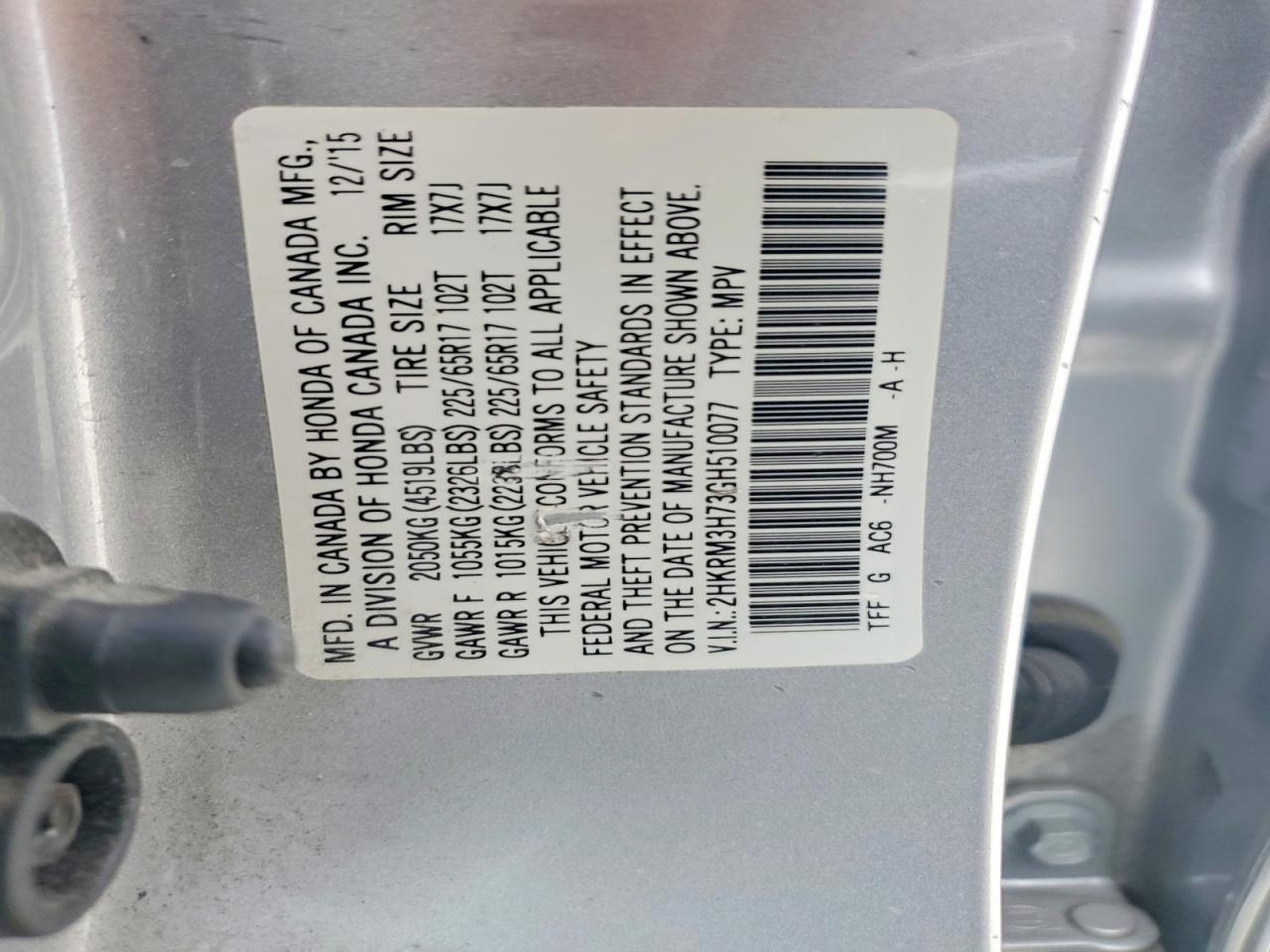 2016 Honda Cr-v exl