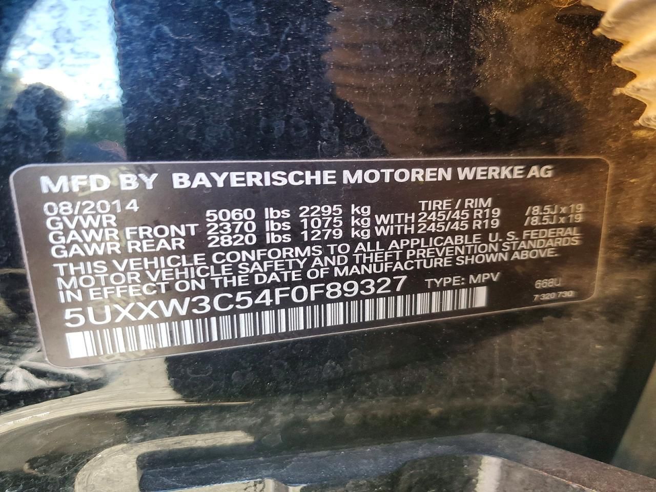 2015 BMW X4 Xdrive28i