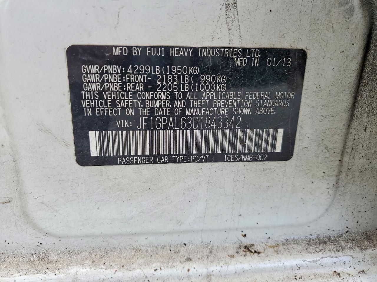 2013 Subaru Impreza Sport Premium