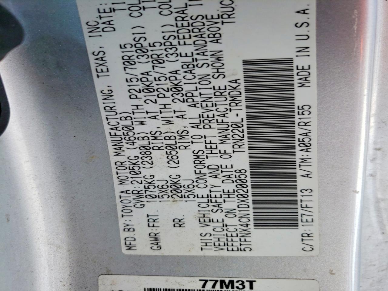 2013 Toyota Tacoma Base