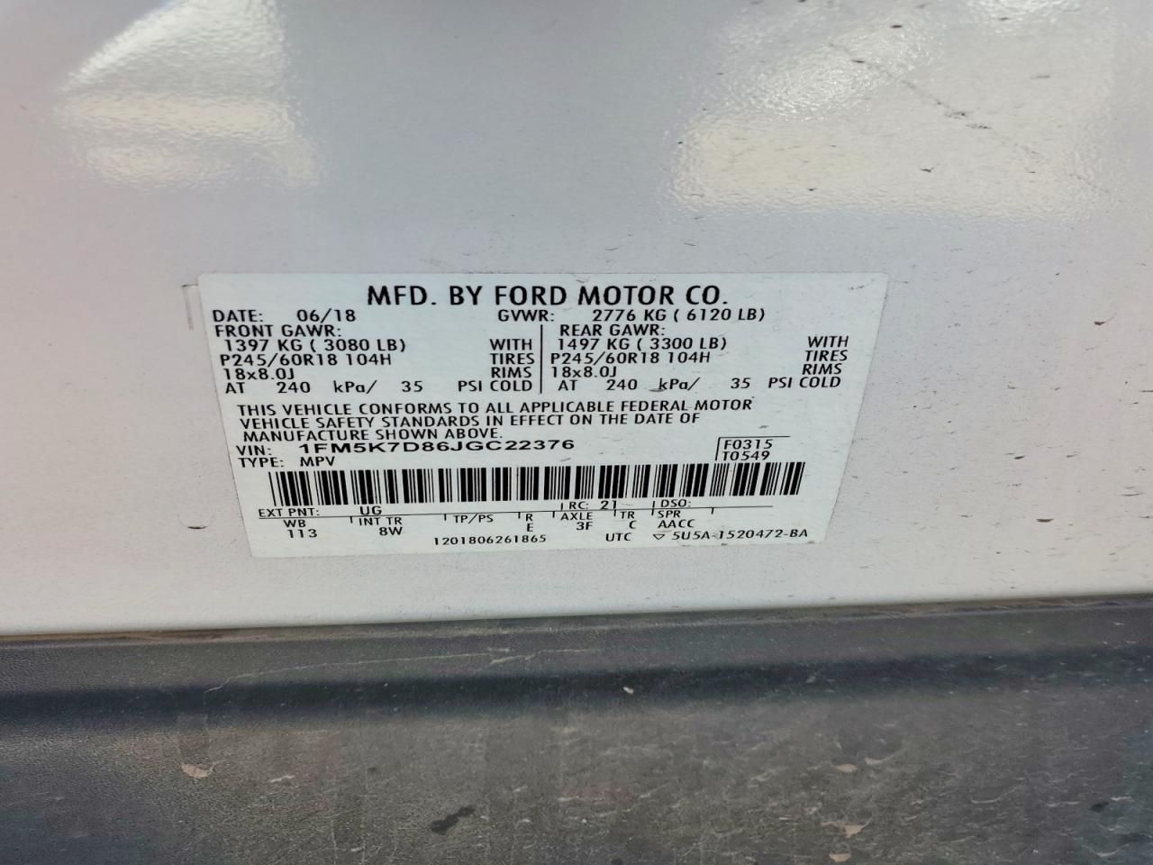 2018 Ford Explorer xlt