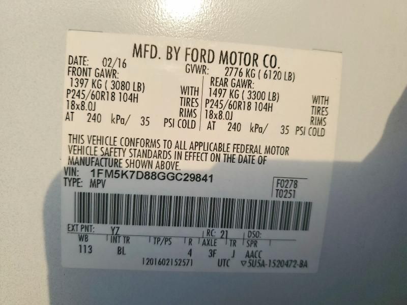 2016 Ford Explorer xlt