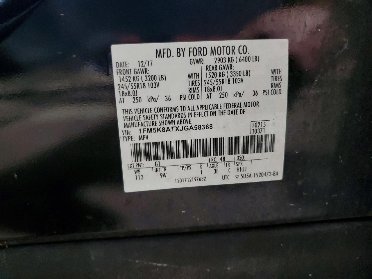 2018 Ford Explorer Police Interceptor