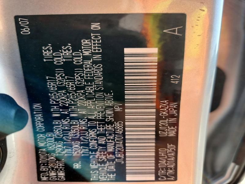 2007 Lexus Gx 470 Base