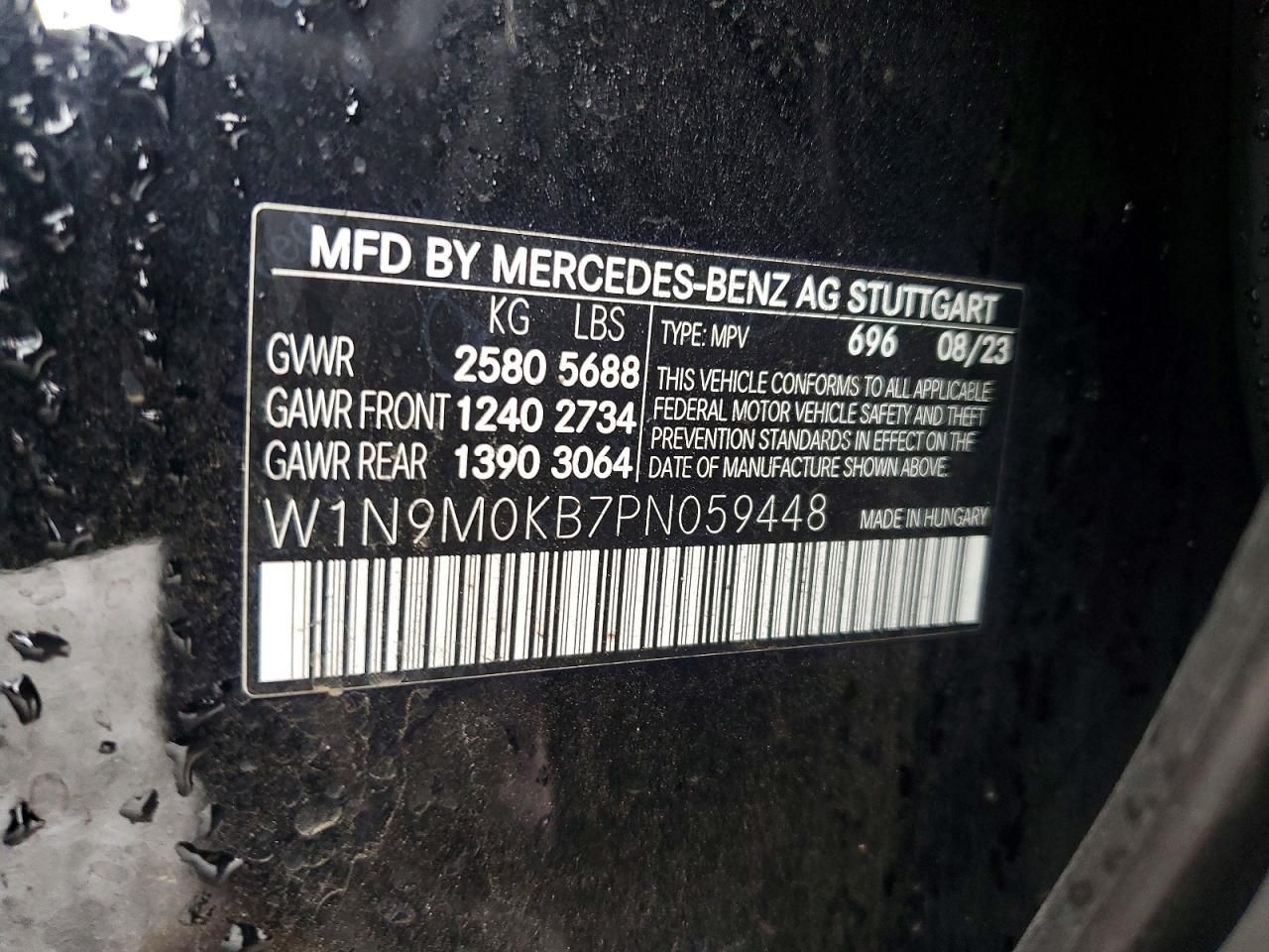 2023 Mercedes-Benz Eqb 300 4matic