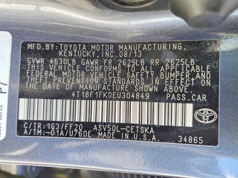 2014 Toyota Camry l