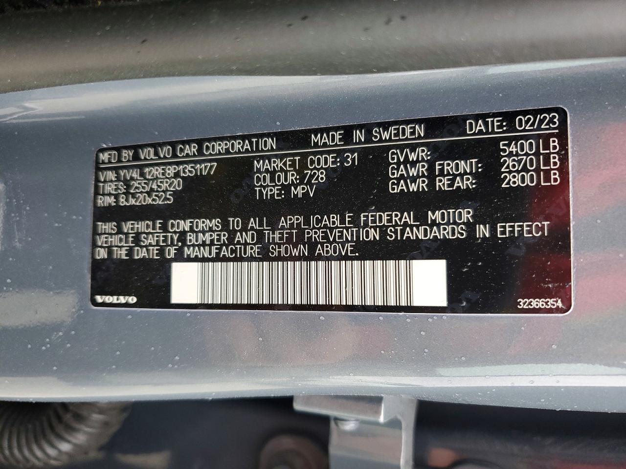 2023 Volvo Xc60 Plus