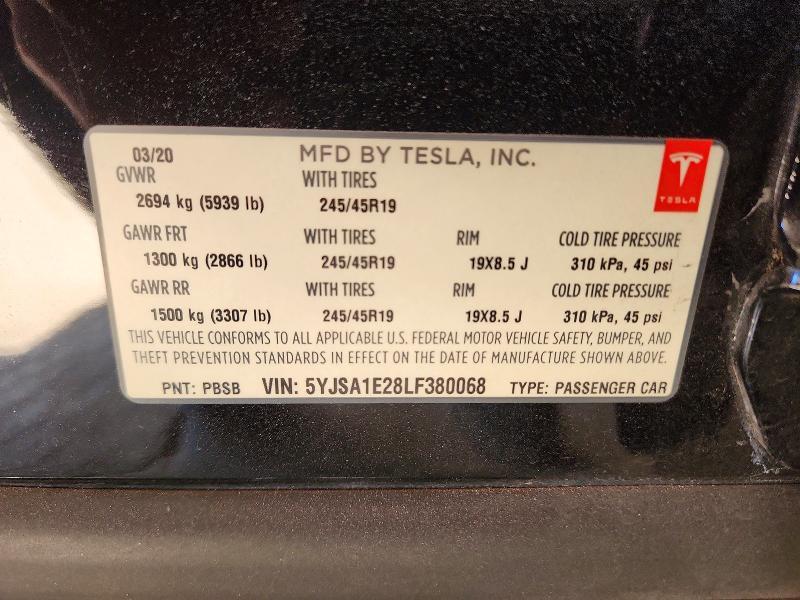 2020 Tesla Model s