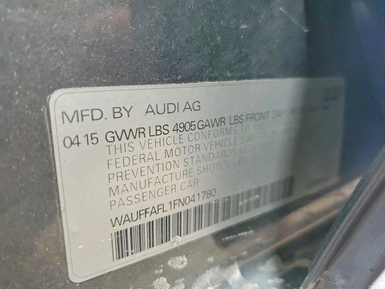 2015 Audi A4 Premium Plus