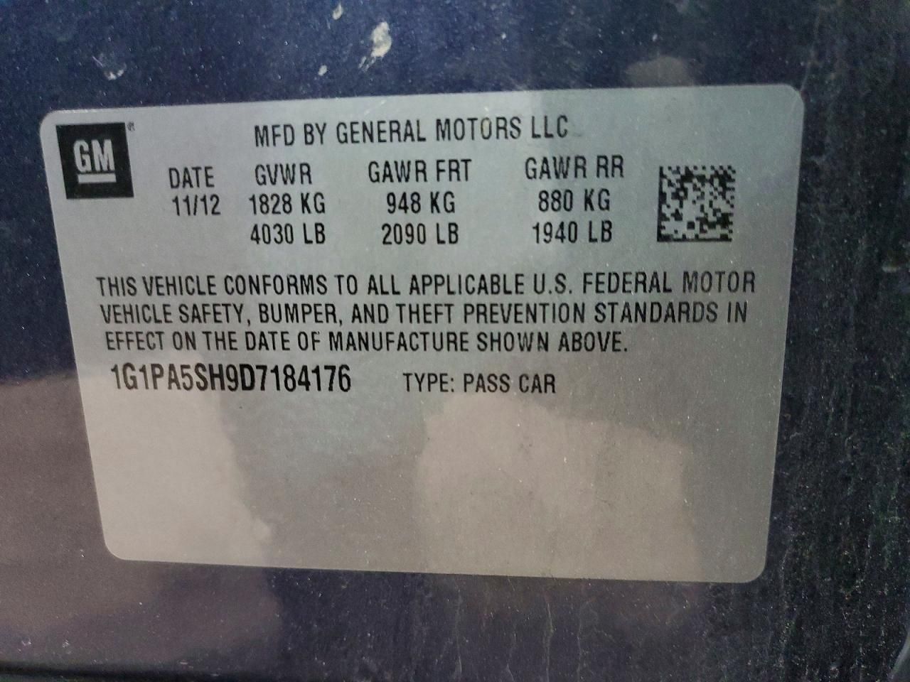 2013 Chevrolet Cruze ls