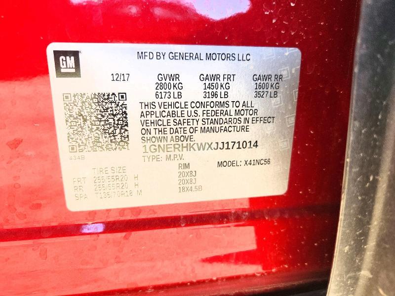 2018 Chevrolet Traverse lt