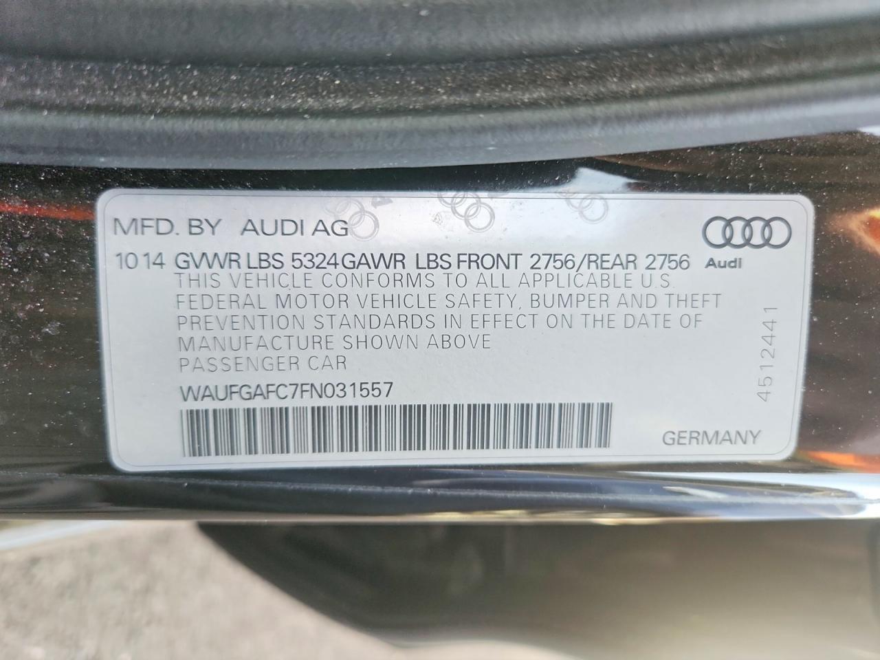 2015 Audi A6 Premium Plus
