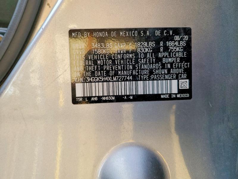 2020 Honda Fit lx