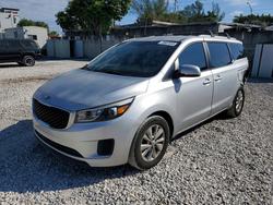 KIA Sedona lx salvage cars for sale: 2016 KIA Sedona lx