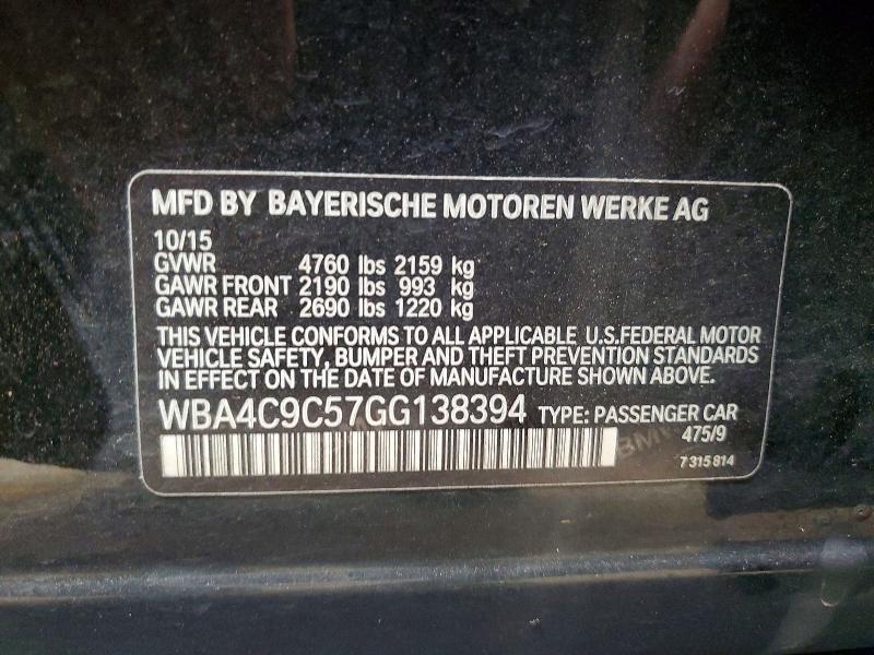 2016 BMW 428 xi Gran Coupe Sulev