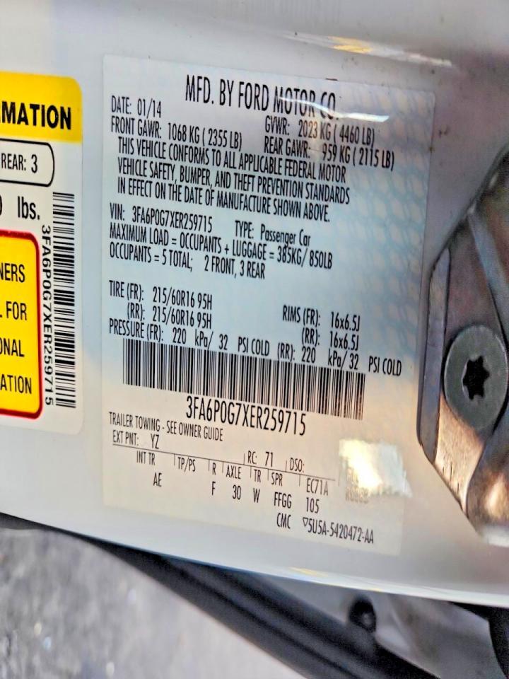 2014 Ford Fusion s