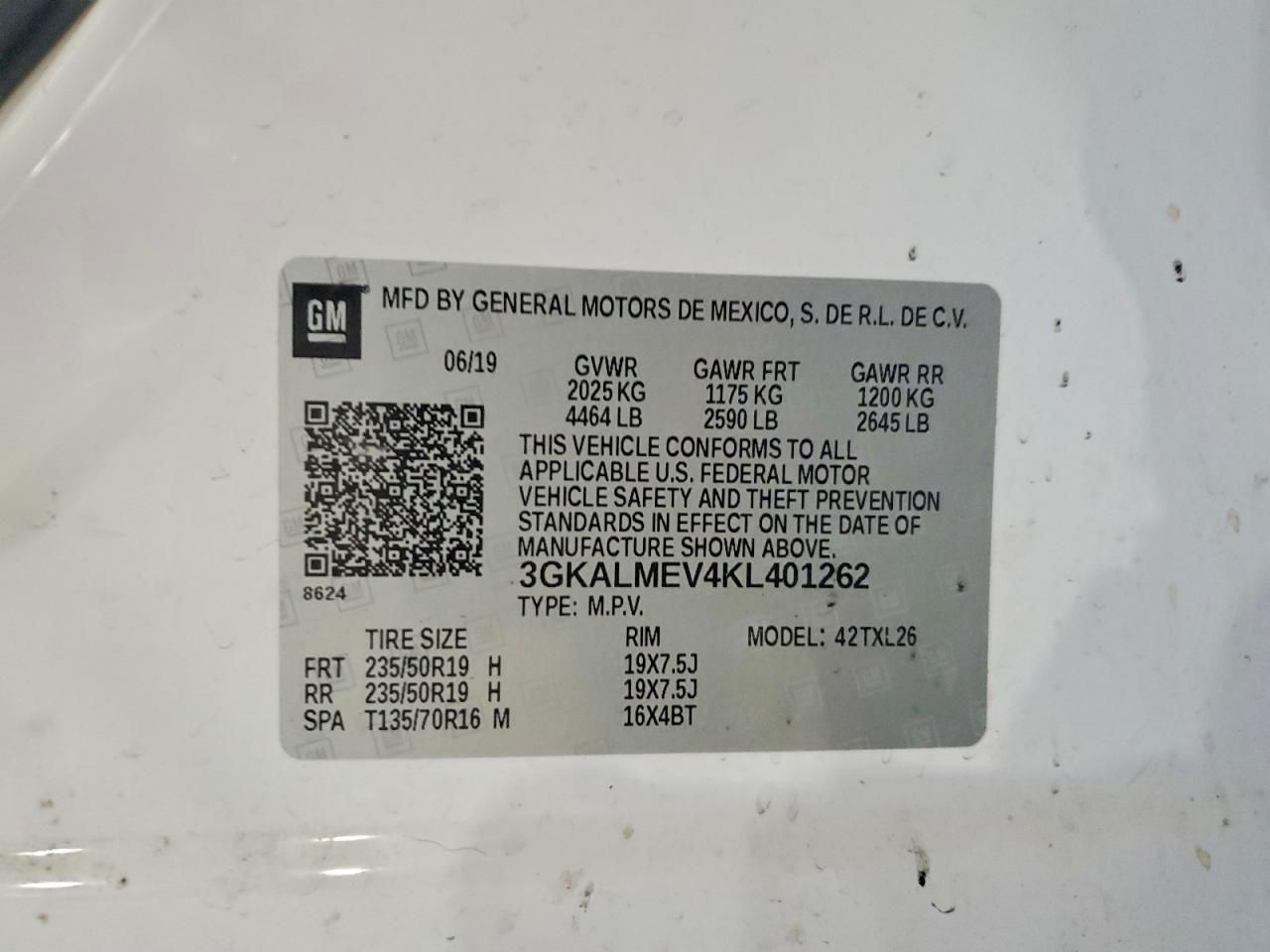 2019 GMC Terrain sle