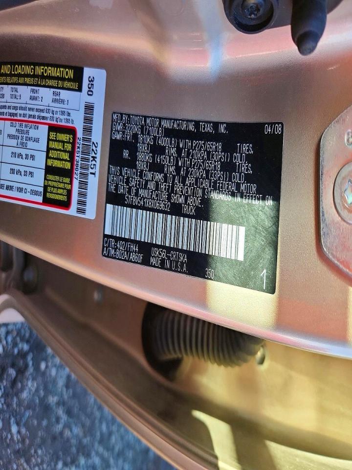 2008 Toyota Tundra SR5