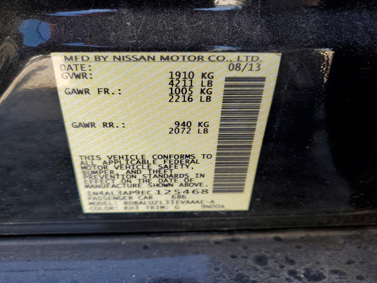 2014 Nissan Altima 2.5