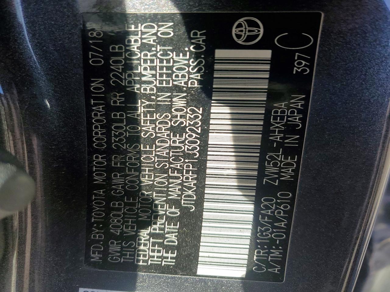 2018 Toyota Prius Prime