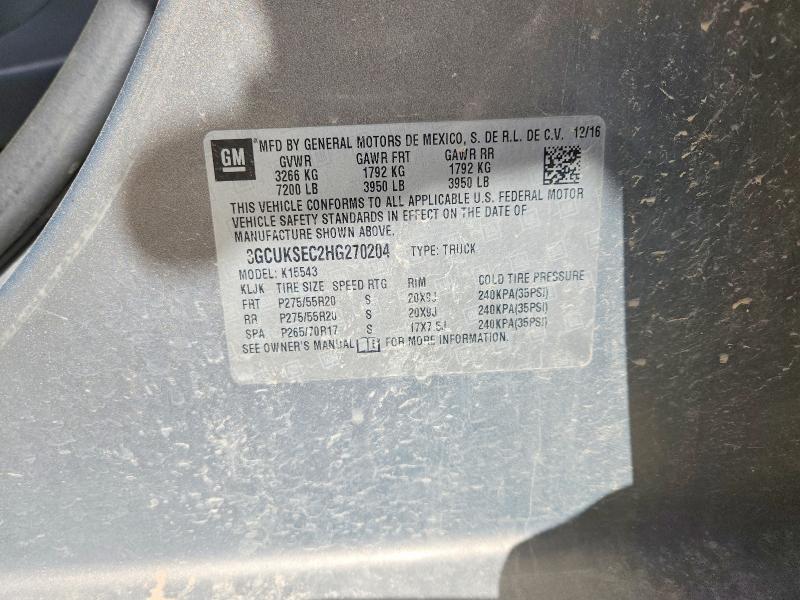 2017 Chevrolet Silverado K1500 ltz