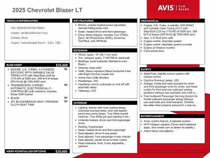 2025 Chevrolet Blazer 2LT